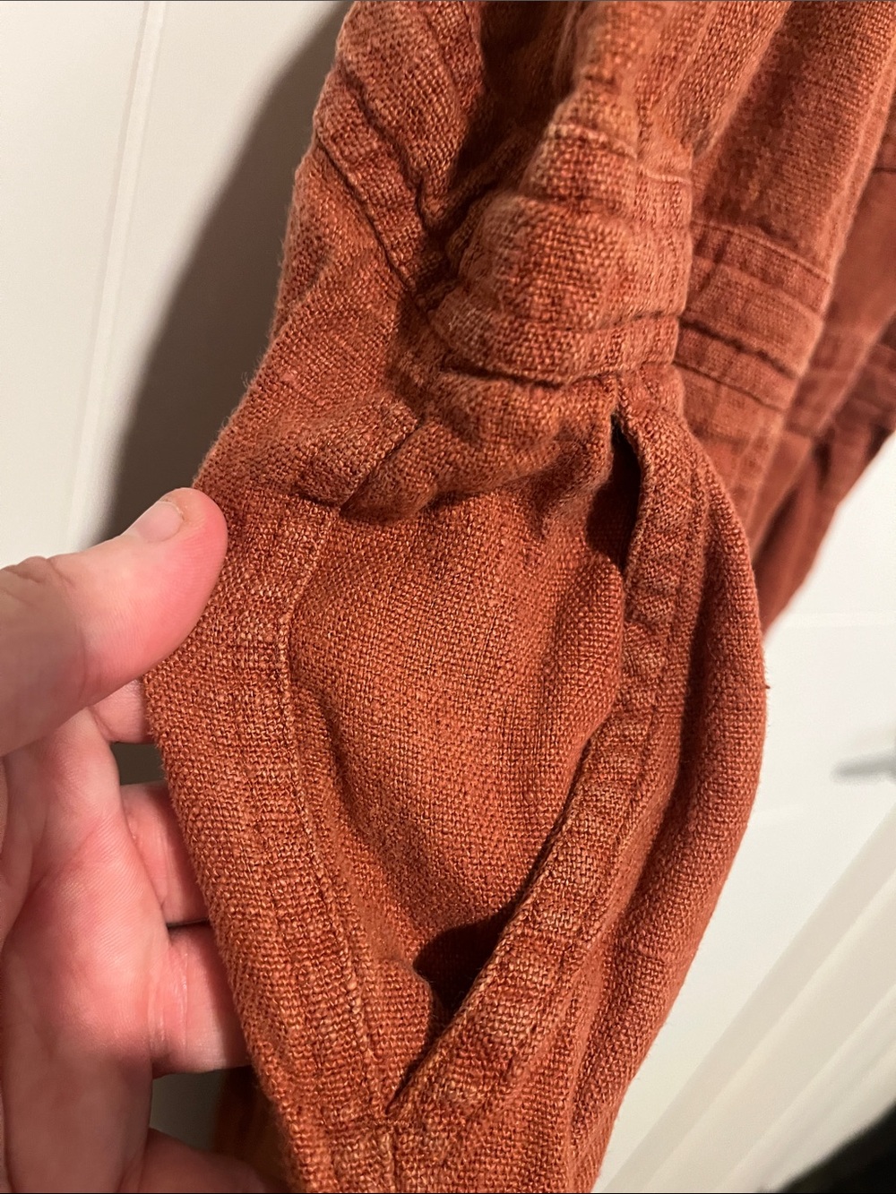 Not Perfect Linen Everest 100% Linen Jumpsuit Coastal Bohemian Minimalist - Picture 7 of 14